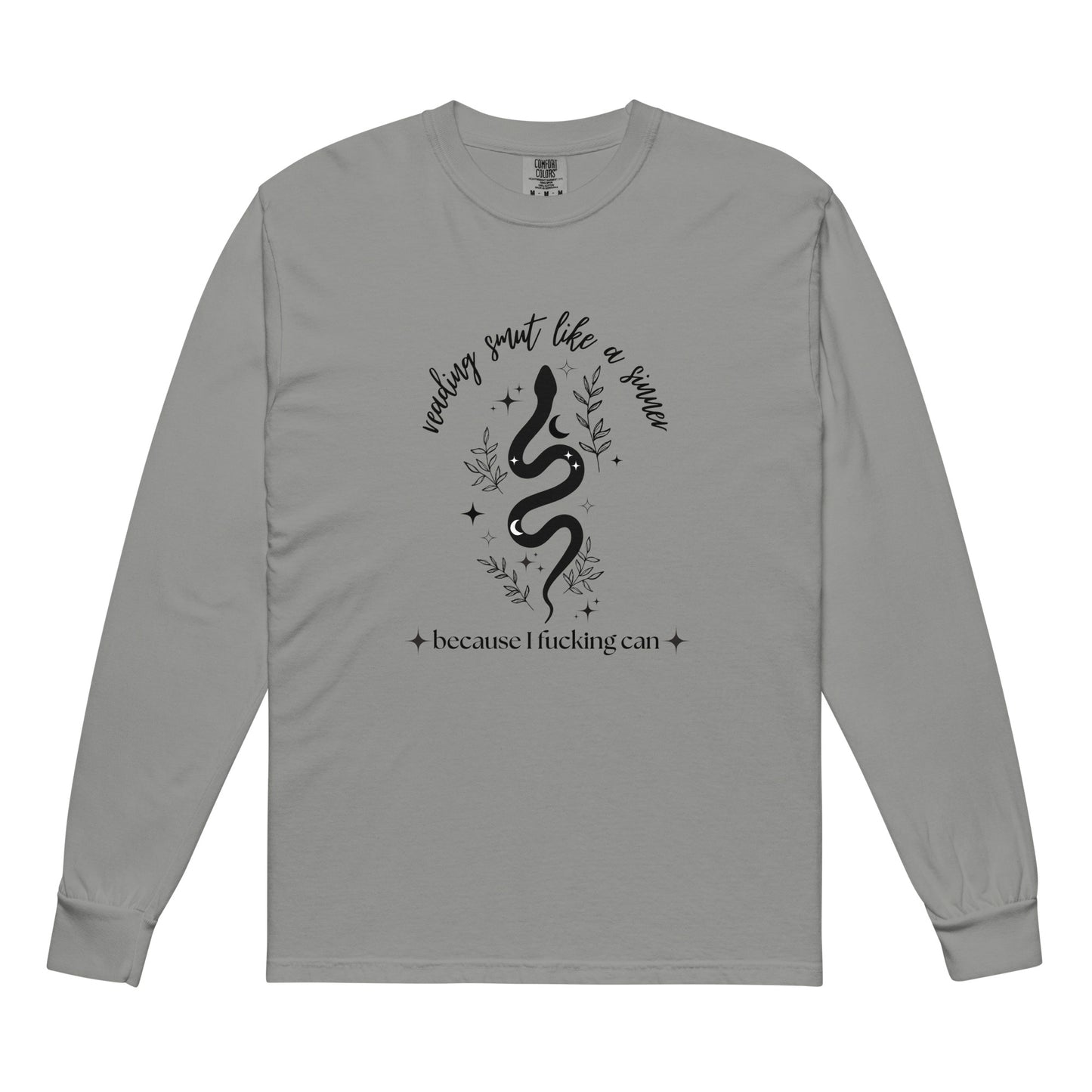 READING SMUT LIKE A SINNER long-sleeve shirt