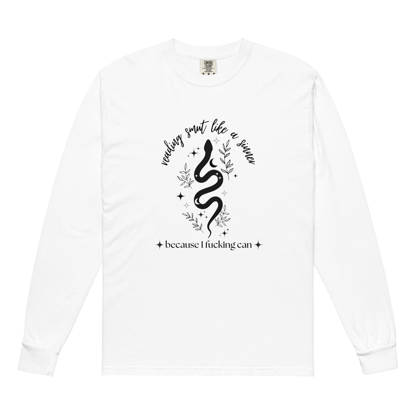 READING SMUT LIKE A SINNER long-sleeve shirt