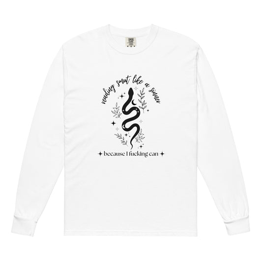 READING SMUT LIKE A SINNER long-sleeve shirt